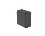 Power Adapter, 100W GaN Charger 4-Port, Dual PD (100W/30W) and QC3.0 Port Fast
