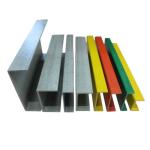 Crossion Resistance FRP C Shaped Profiles Pultrusion Beam Fiberglass U Channel