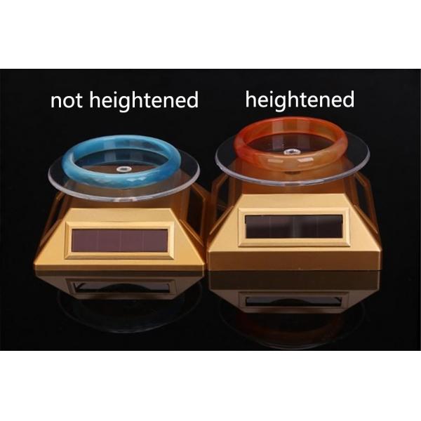 OEM Advertising Equipment Solar Powered Rotating Display Stand For Small Objects