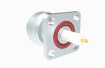 Type N Female 4-hole Flange Micro-strip RF Coaxial Connector with Durable