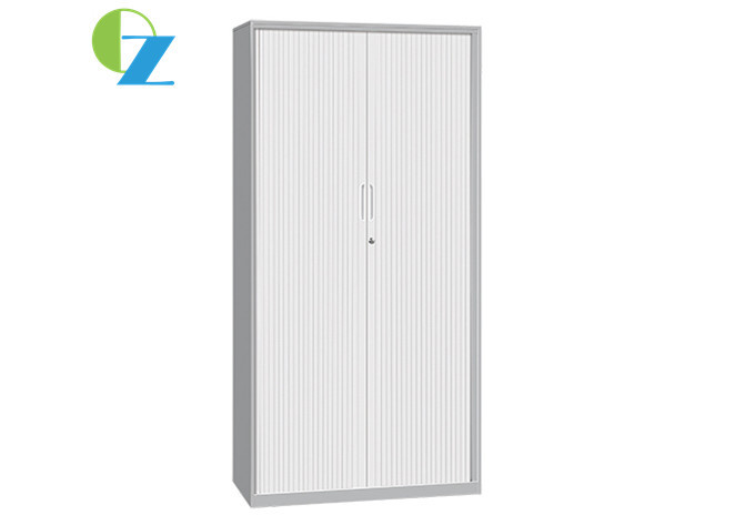 12mm Slim Metal Storage Cabinet With Two Tambour Door H1850*W900*D400mm