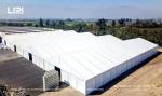 DIN4102 Fire Retardant Outdoor Warehouse Tent With PVC Sidewall