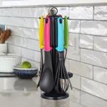 Cookware Sets Compact Nesting Nylon Kitchen Utensil Set Eco Friendly Kitchen
