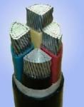 XLPE PVC Armored Core Cable Aluminum Material Black Color 240mm2