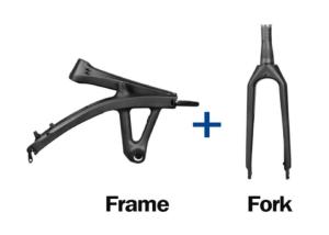 Wholesale BXT Carbon Folding Bike Frame T1000 3K Weave Folding Bicycle Frame 20inch Black Matte from china suppliers