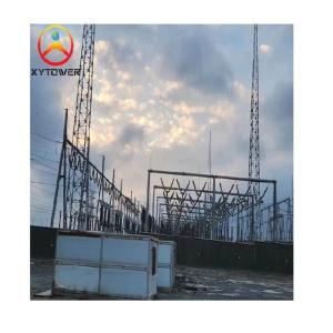 Buy cheap Galvanized Substation Steel Structure Power Transformer Substation Structures from wholesalers