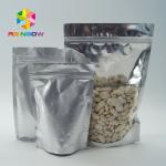 Wholesale Food Grade Aluminum Foil Stand Up k Bag With Clear Front Window For