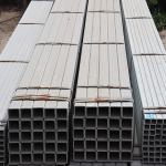 AiSi Standard Galvanized Welded Square / Rectangular Steel Pipe Tube for Prefab