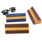Custom Gold Stamping Folding Sunglasses case portable glasses bag
