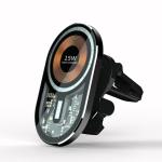 OEM Wireless Car Charger Holder Smart Sensor Automatic Clamping 15W