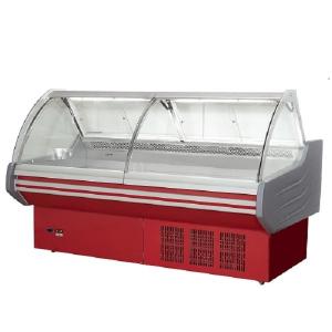 Wholesale Food Meat Deli Display Open Chiller Refrigerator Build In System For Hypermarket from china suppliers
