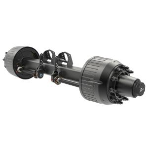 Wholesale BPW Truck 16T Square Beam Trailer Spare Part Air suspension Front Rear Axle for Semi-Trailer from china suppliers