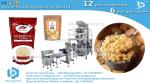 Doypack machine 8 station with feeding cup and liquid pump vacuum packaging