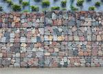 Stone Cage Retaining Wall 60x80mm Galvanized Gabion Wire Mesh