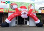 Christmas Inflatable Archway Advertising Christmas Inflatable Santa Arch For