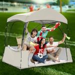 2.41*2.10*1.50M 6-Person Strong Fiberglass Frame Pop Up Sports Tents With UV