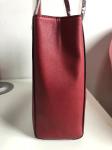 Women Handbag Designer Red Color Ladies Leather Tote Bag
