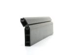 Black Plastic Extrusion for Customized Sliding Profiles