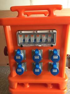 Wholesale Movable Portable Power Distribution Box , Plastic 3 Phase Distribution Box from china suppliers