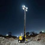 LED Mobile Light Tower Industrial Hydraulic Lifting Diesel Generator Light Tower