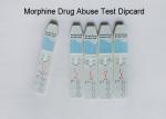 Morphine Drug Abuse Test Kit Gold Colloidal 4mm Dipcard Accurate Test Result