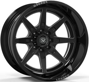 Wholesale Customized Off Road Rims 24x12 and 24x14 Gloss Black Deep Lip 4x4 Wheels Rim from china suppliers