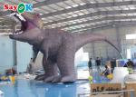 Ferocious Dinosaur Inflatable Cartoon Characters 5m For Exhibition