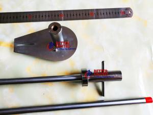 Wholesale 575mm Drop Manual Dynamic Penetrometer Test 30 60 90 Degree Cone from china suppliers
