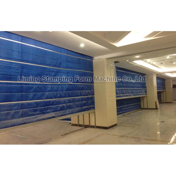 140 Fireproof Rolling Shutter Machine , shutter door machine 10 Channel Steel Body