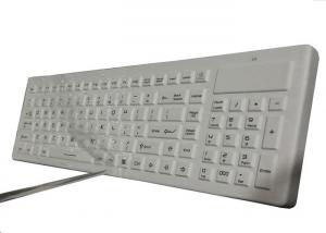 Wholesale 105 Keys Cleanable Metal Computer Keyboard With Nano Silver Antibacterial from china suppliers