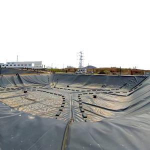 Wholesale 2023 HDPE Geomembrane for Dam Landfill Aquaculture Fish Farm Pond Liner Black Blue from china suppliers