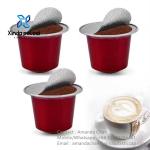 Refillable Disposable Pods Coffee Capsule Filter Cups With Aluminum Lids