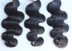 Tangle Free Natural Black Malaysian Hair Extensions Full Ends No Mixture