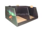 Stylish Rigid Cardboard Counter Display Stands , Black Cardboard Table Top
