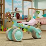 2023 Plastic 2 in 1 Balance Bike Ride On Car With 4 Wheels for Toddler Children