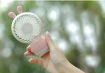 Powerful Silent USB Desk Fan Li Polymer Battery Humanized Hand Design Multifunct