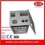 Metal Die Stamping Electronic Box with Carbon Steel and Powder Coating Surface