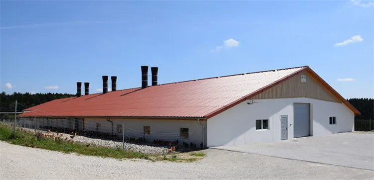 Prefab Light Steel Frame Construction Structure Modular Frame Chicken Poultry Farm House