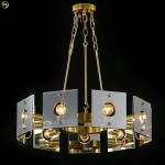 Glass Iron Modern Pendant Light Hanging Decorative E14 Source