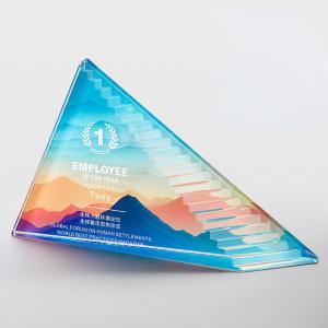 Wholesale Acrylic Creative Award Plaque 13.5 X 22.5 X 4 cm Size for Outstanding Employees Customizable Logo from china suppliers
