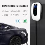 22kw 32a Level 2 Electric Vehicle Charger Type2 Plug For Home