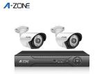 Waterproof 2 Channel Poe CCTV Camera Kit IP66 , Poe Nvr Surveillance System