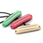 SSS Ceramic Magnet Mini Guitar Pickup Hot Rail Chrome Dual Rail High Output
