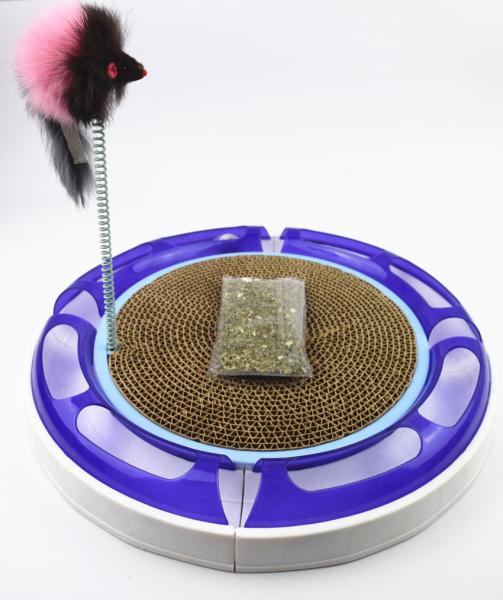 Interactive Cat Ball Toy Exerciser Game Teaser Anti-Slip Active Healthy