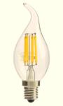 LED Filament 2w C35 200 Lumen LAMP Retro Saving Energy Indoor Chips Transparent