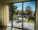 Big Size Black Aluminum Sliding Doors For Dining Room With Thermal Break Design