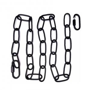 China Black Coated Suspension Chain for Versatile Hanging of Lighting Mirrors or Pictures on sale
