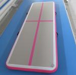Durable Air Track Gymnastics Mat , Inflatable Air Track Gym Mat 10cm Thickness