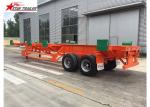 2/3 Axles Port Yard Terminal Trailer Heavy Duty Tandem Leaf Spring Suspension