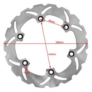 Wholesale Titanium 256MM Brake Disc Rotor Replacement Specially Designed for Honda XLV VARADERO 1000 XLV VARADERO ABS 1000 Motorcycle Parts from china suppliers